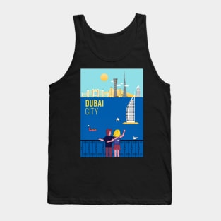 Dubai city poster Tank Top